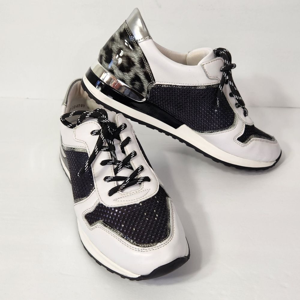 Remonte Sneaker Size 8 Black & White Low Top Athleisure Shoe EU Size 39